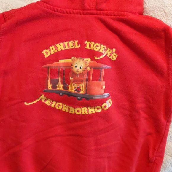 daniel tiger red sweater